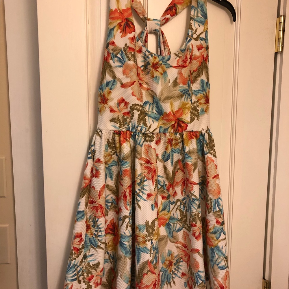 Floral mini dress